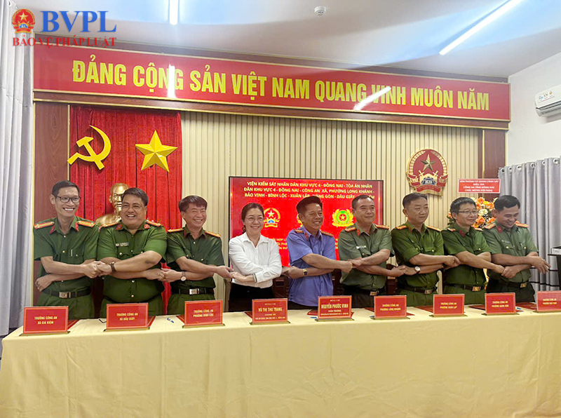 VKSND Khu vực 4 tỉnh Đồng Nai ký kết các quy chế phối hợp liên ngành