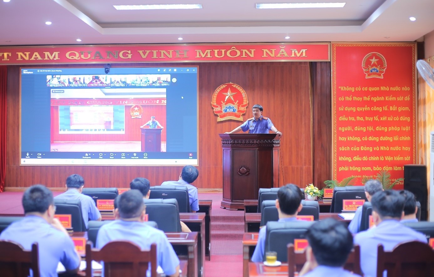 VKSND tỉnh Phú Thọ tổ chức hội nghị quán triệt, tuyên truyền Nghị quyết số 205 của Quốc hội