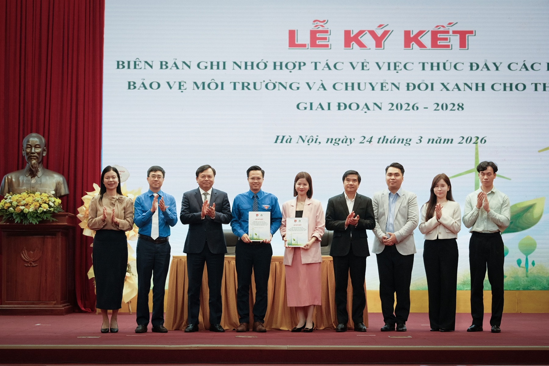 Quỹ Vì tương lai xanh cùng Đoàn Thanh niên Bộ Nông nghiệp  Môi trường chung tay thúc đẩy sáng kiến xanh