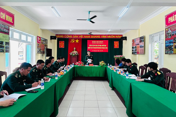 VKSQS khu vực 42 kiểm sát nguồn tin tội phạm tại các đơn vị Biên phòng tỉnh Quảng Trị