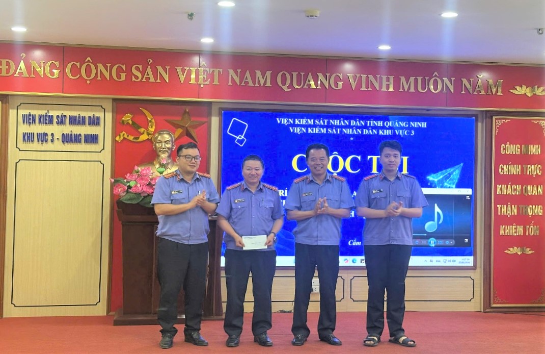 VKSND khu vực 3 - Quảng Ninh tổ chức cuộc thi ứng dụng AI trong xử lý hồ sơ hình sự