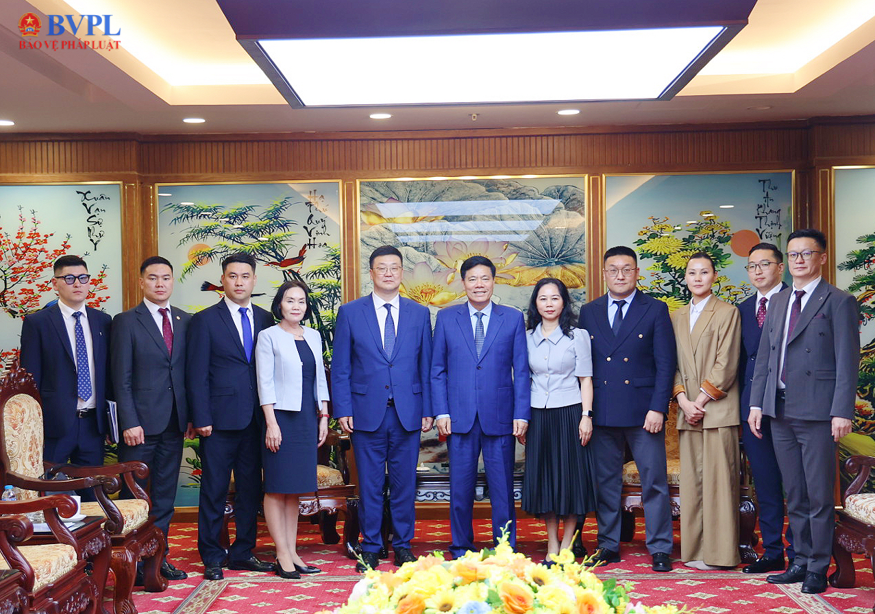 Lãnh đạo VKSND tối cao tiếp Đoàn đại biểu Viện kiểm sát tối cao Mông Cổ