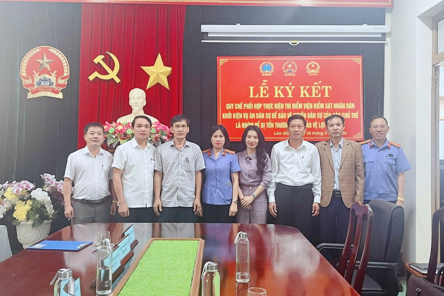 VKSND khu vực 7 – Lâm Đồng ký kết quy chế phối hợp bảo vệ người yếu thế và lợi ích công