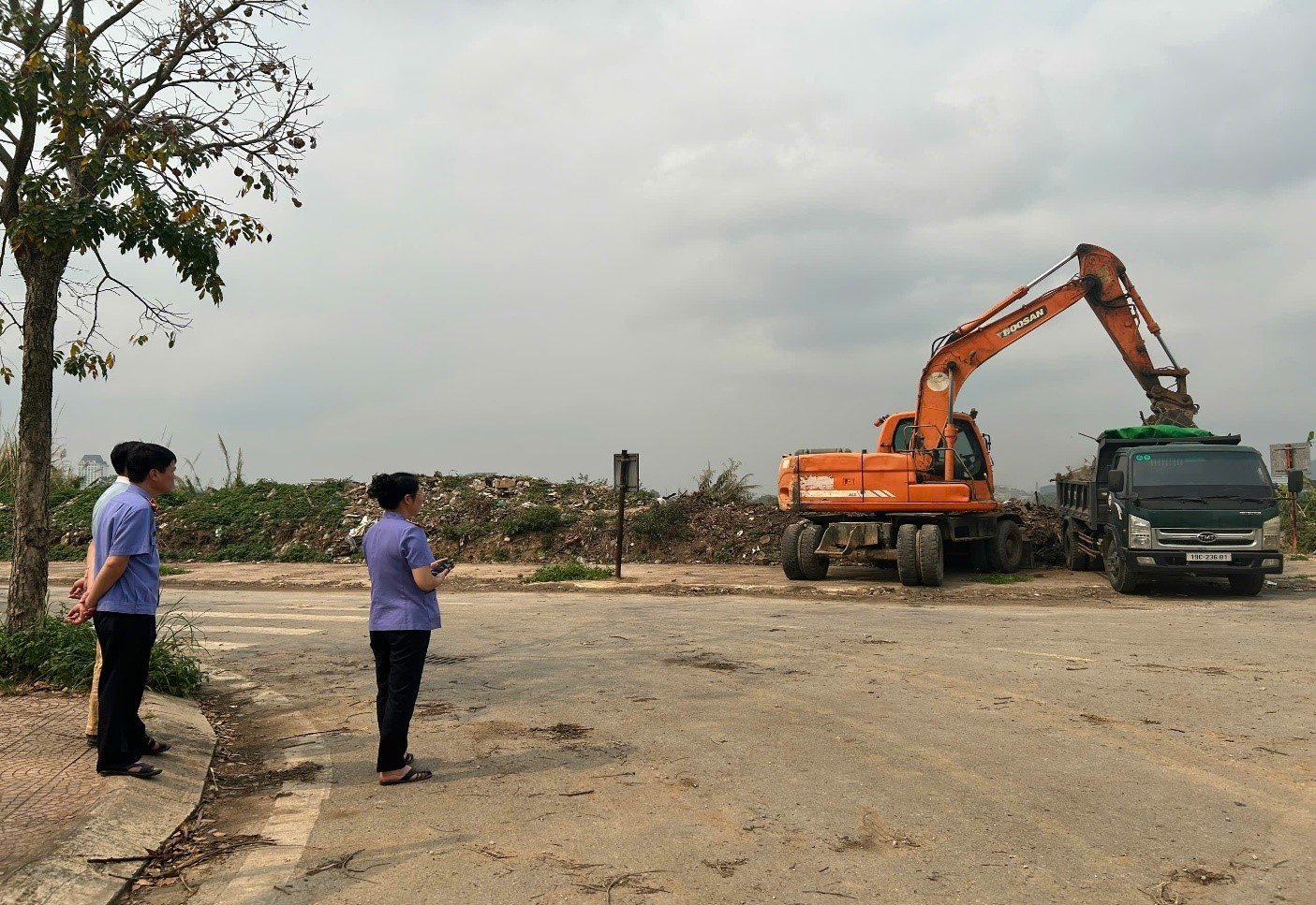 VKSND khu vực 1 – Lạng Sơn vào cuộc xóa bỏ điểm đổ rác thải trái phép