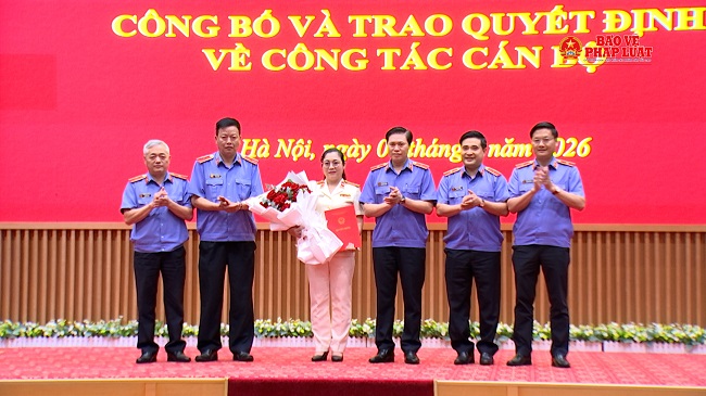 Bổ nhiệm lãnh đạo cấp phòng thuộc Cơ quan điều tra VKSND tối cao