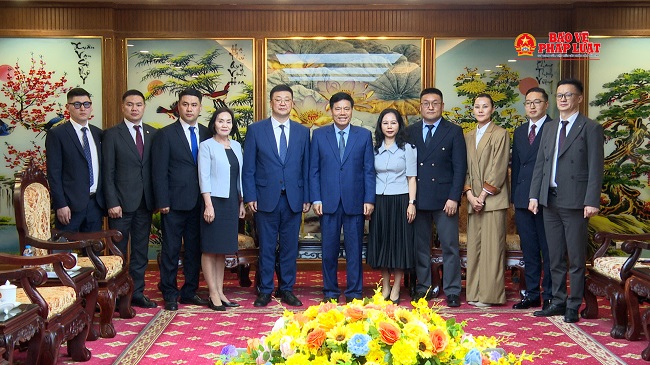 Lãnh đạo VKSND tối cao tiếp Đoàn đại biểu Viện kiểm sát tối cao Mông Cổ
