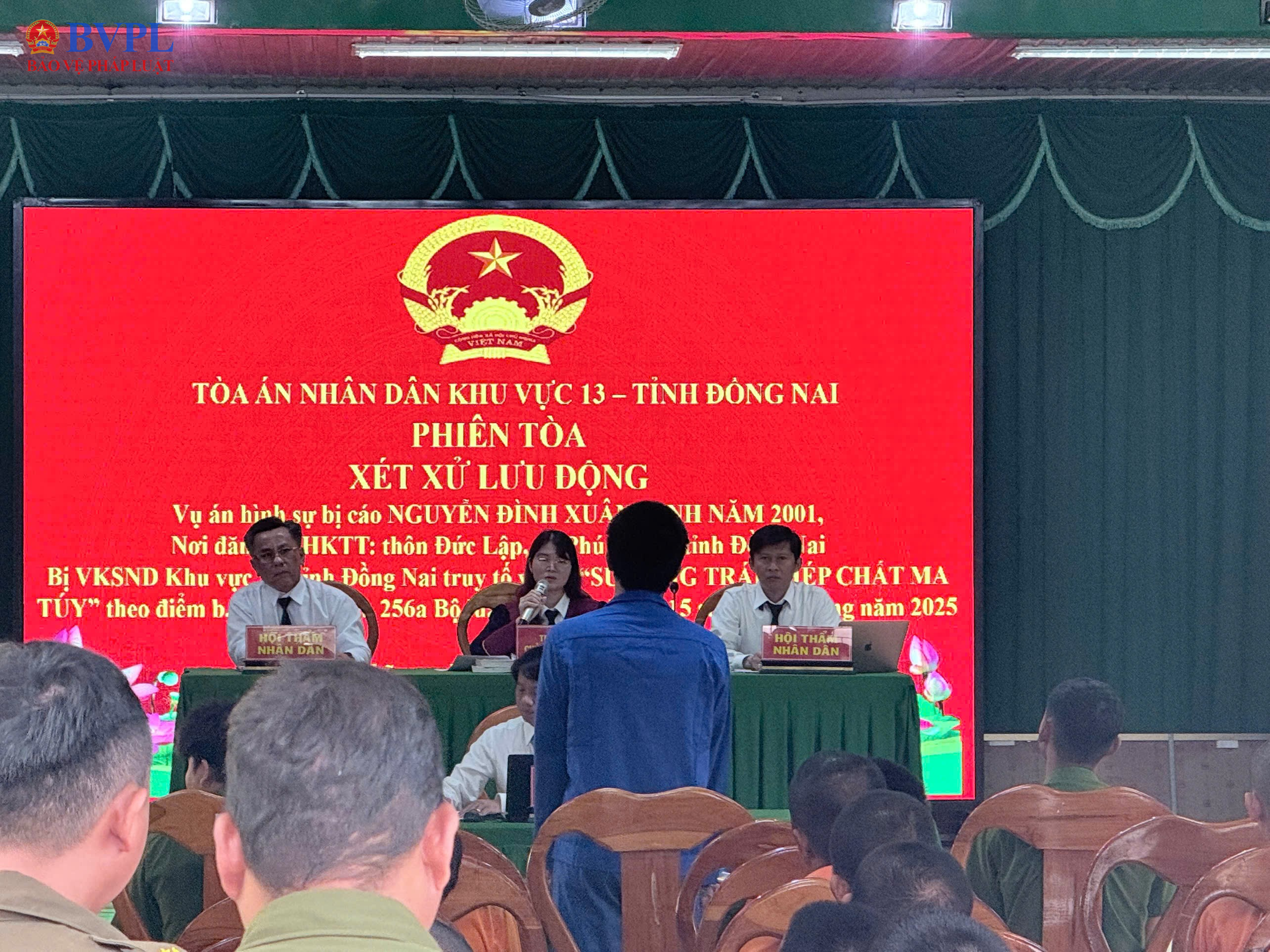 VKSND Khu vực 13 tỉnh Đồng Nai phối hợp tổ chức phiên tòa xét xử lưu động