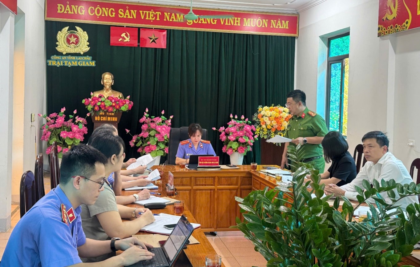 VKSND tỉnh Lai Châu trực tiếp kiểm sát việc tạm giữ, tạm giam và thi hành án phạt tù