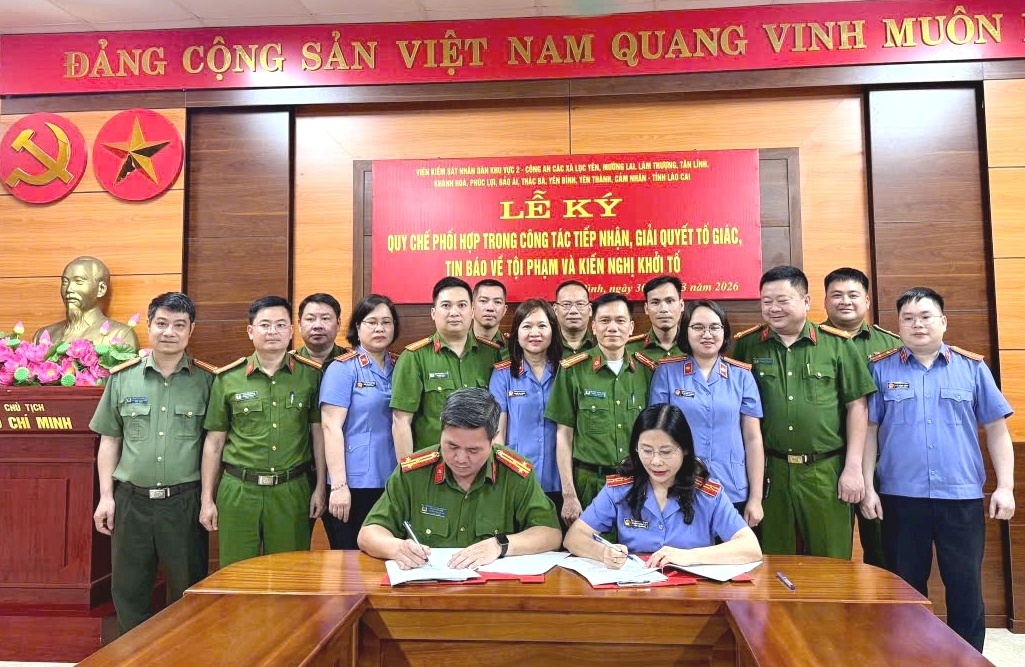 Ký Quy chế phối hợp, nâng cao hiệu quả xử lý tin báo tội phạm