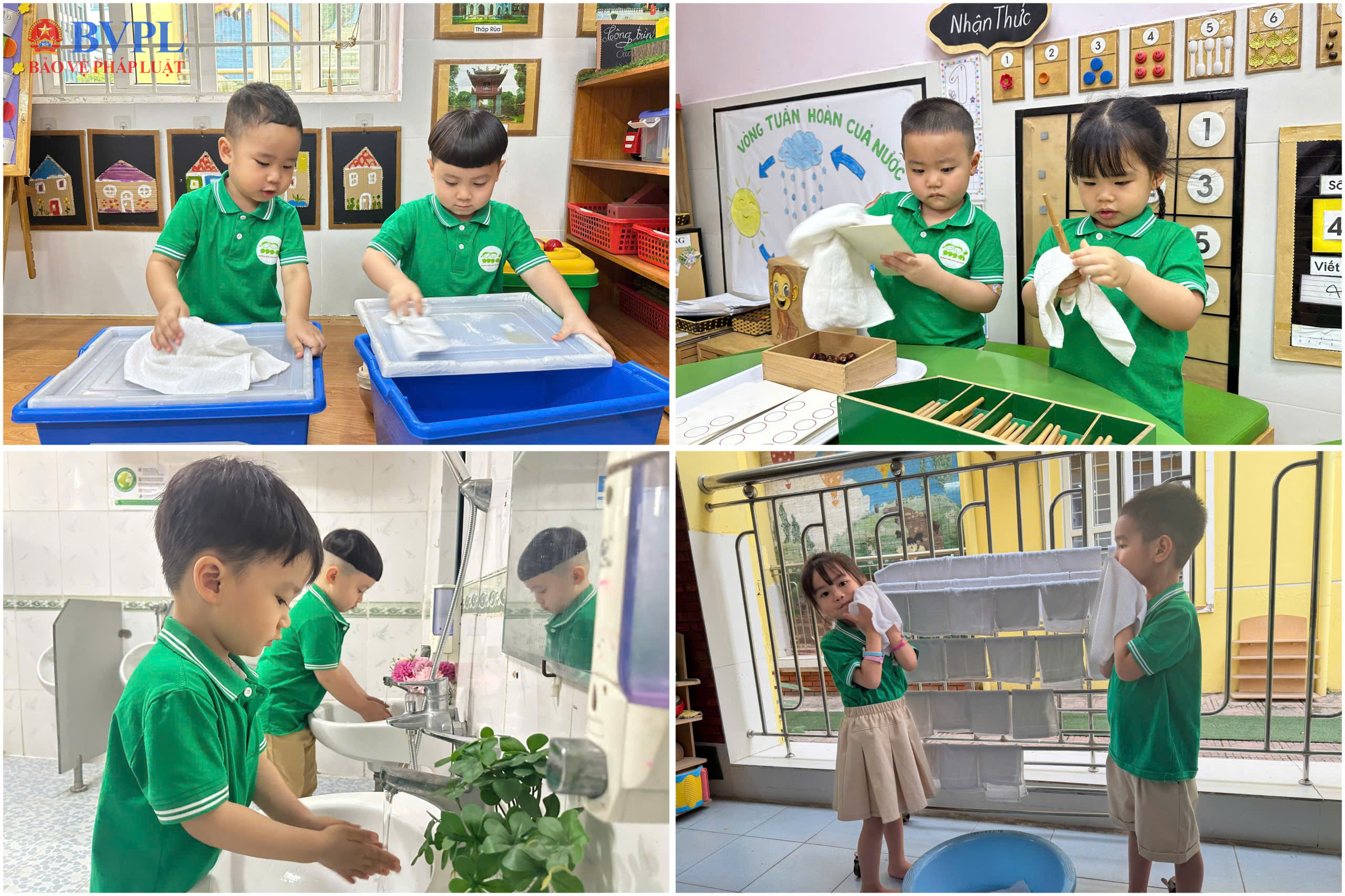 Hà Nội Các trường mầm non siết chặt phòng dịch chân tay miệng