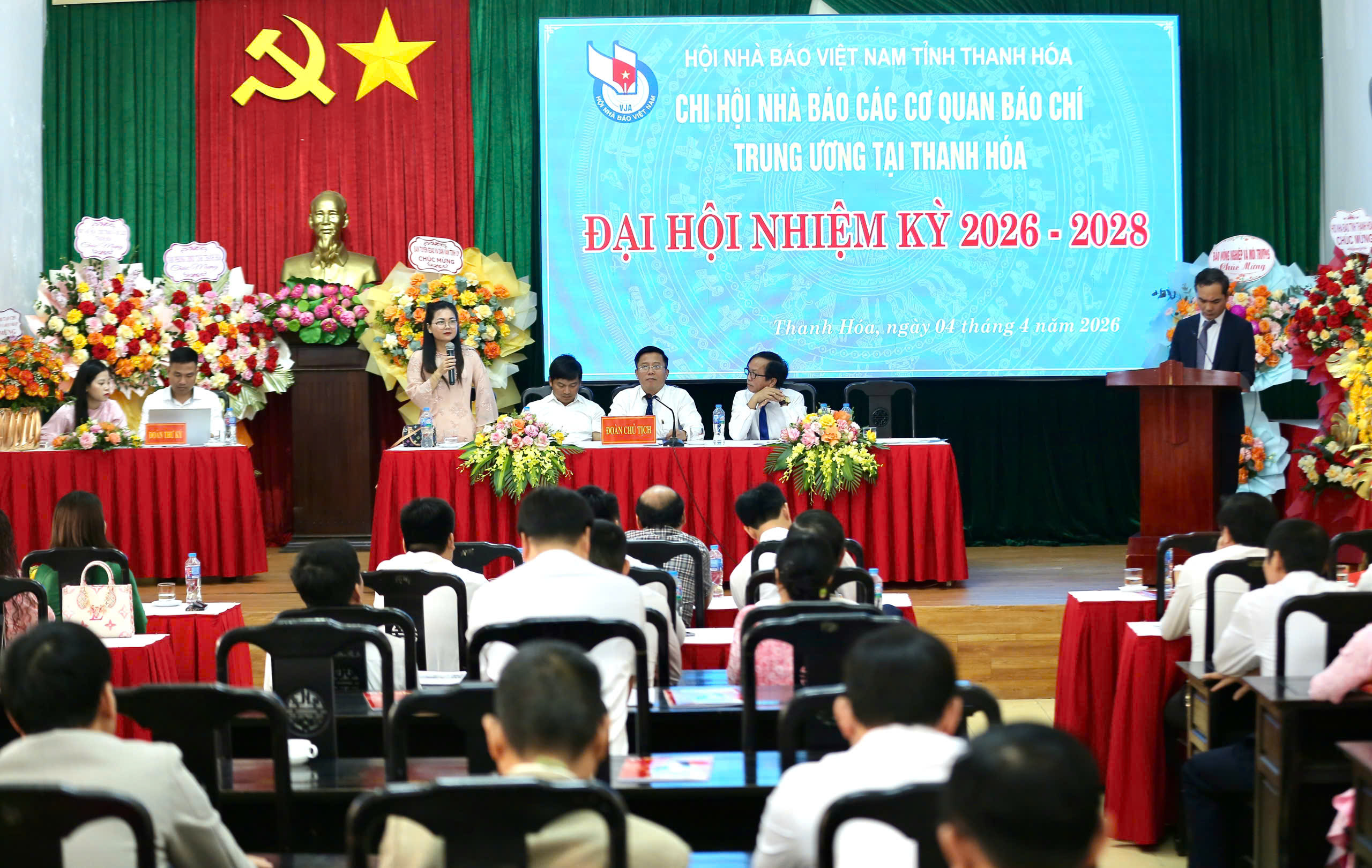 Đại hội Chi hội Nhà báo các cơ quan báo chí Trung ương tại Thanh Hóa