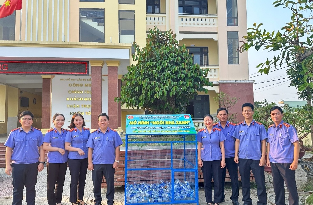 Mô hình Ngôi nhà xanh vì môi trường và cộng đồng của VKSND khu vực 10, TP Đà Nẵng