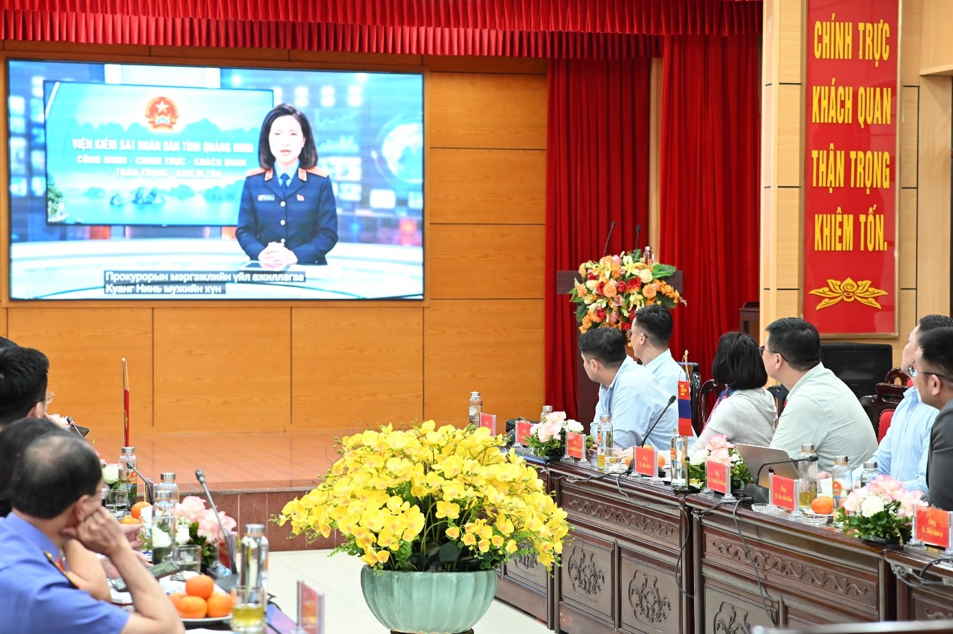 VKSND tỉnh Quảng Ninh toạ đàm về chuyển đổi số với Viện kiểm sát Mông Cổ