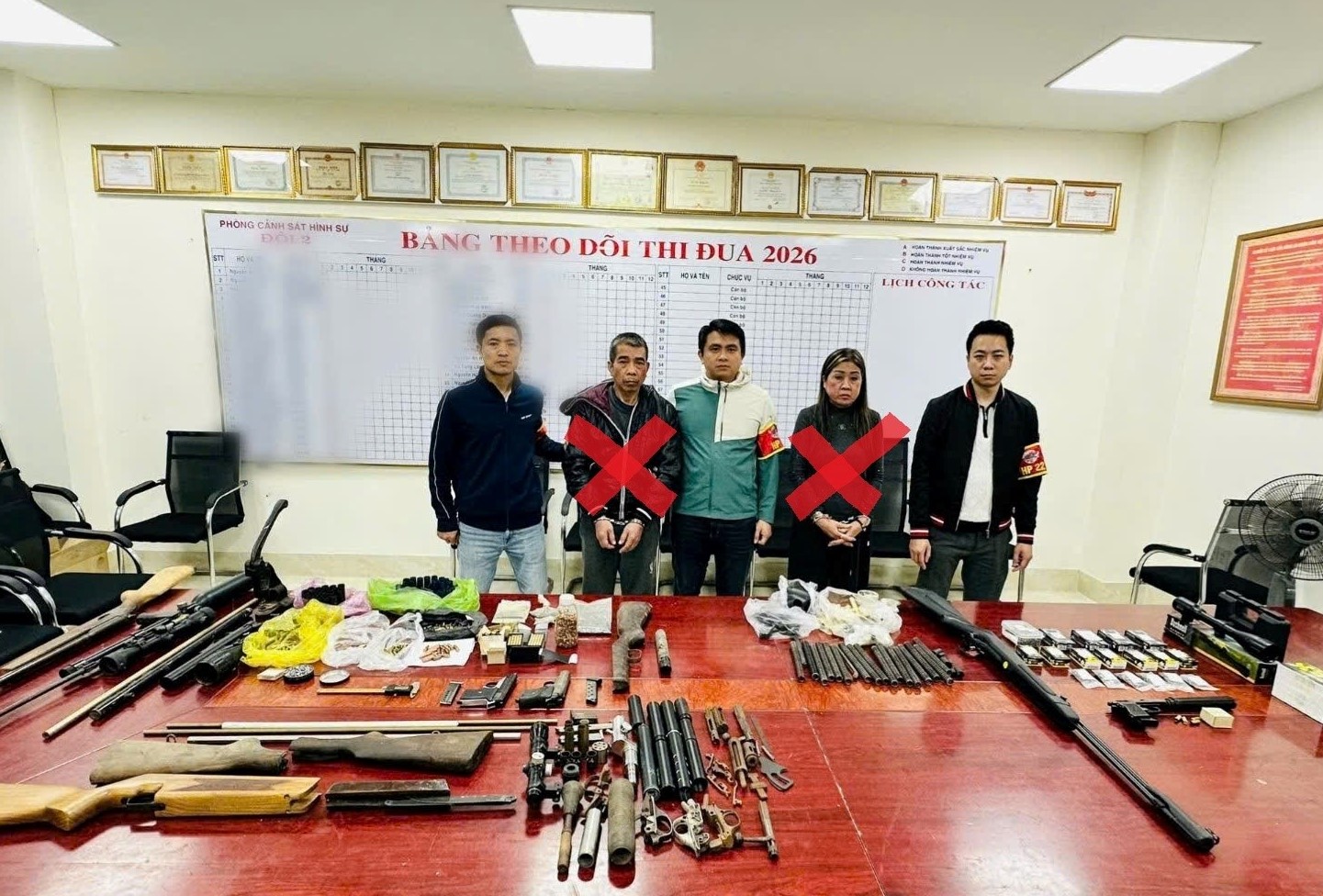 Triệt phá đường dây chế tạo, mua bán vũ khí quân dụng quy mô lớn