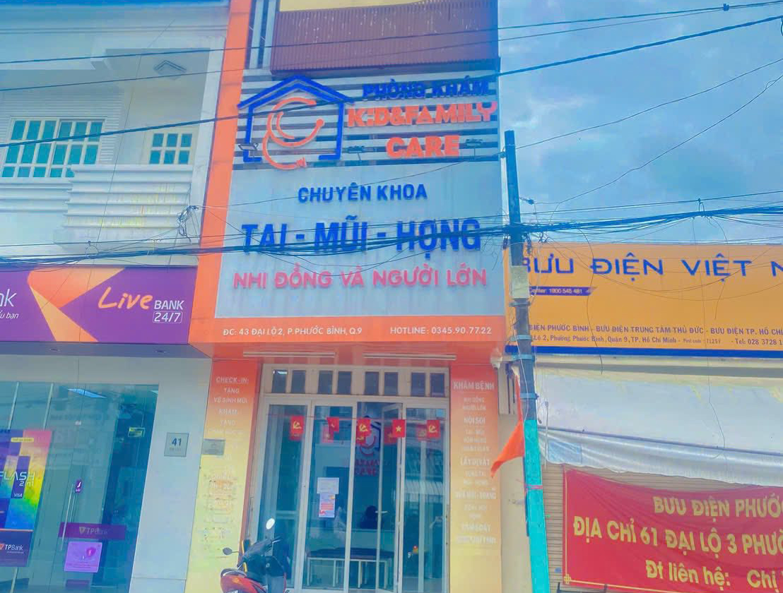 Vi phạm khám, chữa bệnh Phòng khám Tai Mũi Họng Kid  Family bị xử phạt