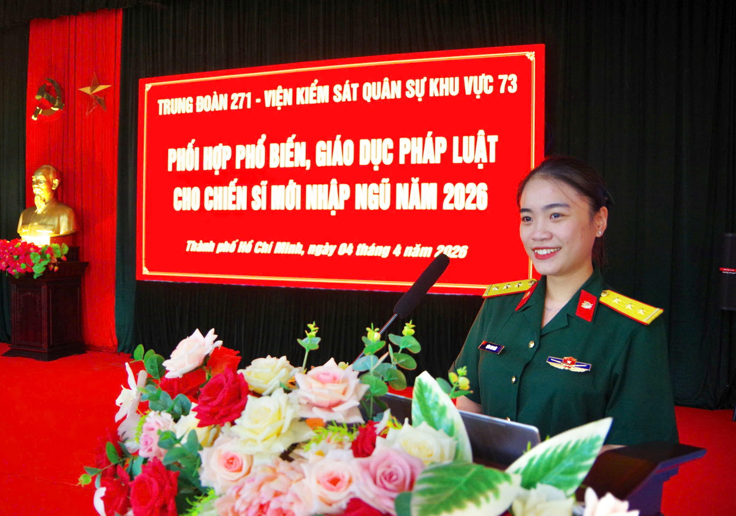 Viện kiểm sát Quân sự Khu vực 73 tổ chức tuyên tuyền phổ biến giáo dục pháp luật