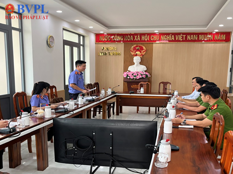 VKSND Khu vực 12 TP Hồ Chí Minh kiểm sát trực tiếp công tác thi hành án hình sự