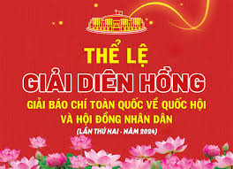 Thể lệ Giải báo chí toàn quốc về Quốc hội và Hội đồng nhân dân Giải Diên Hồng lần thứ tư - năm 2026