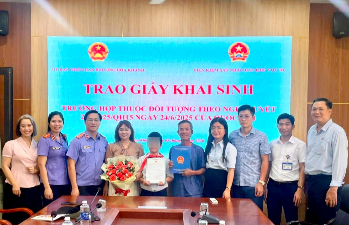 Xúc động lá thư cảm ơn gửi VKSND khu vực 3, TP Đà Nẵng từ hành trình bảo vệ quyền trẻ em