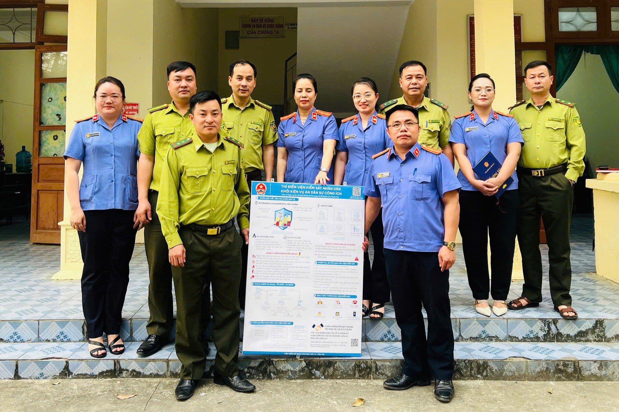 VKSND khu vực 14, tỉnh Phú Thọ tuyên truyền Nghị quyết 205 tại Hạt kiểm lâm Đà Bắc