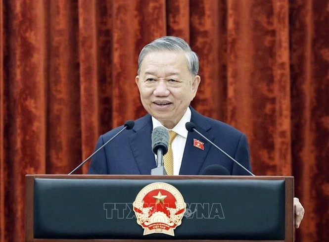 Tổng Bí thư, Chủ tịch nước Tô Lâm gặp mặt cán bộ Văn phòng Chủ tịch nước