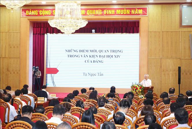 Tác phẩm báo chí, nghệ thuật và công trình khoa học phải mang tinh thần Nghị quyết Đại hội XIV của Đảng