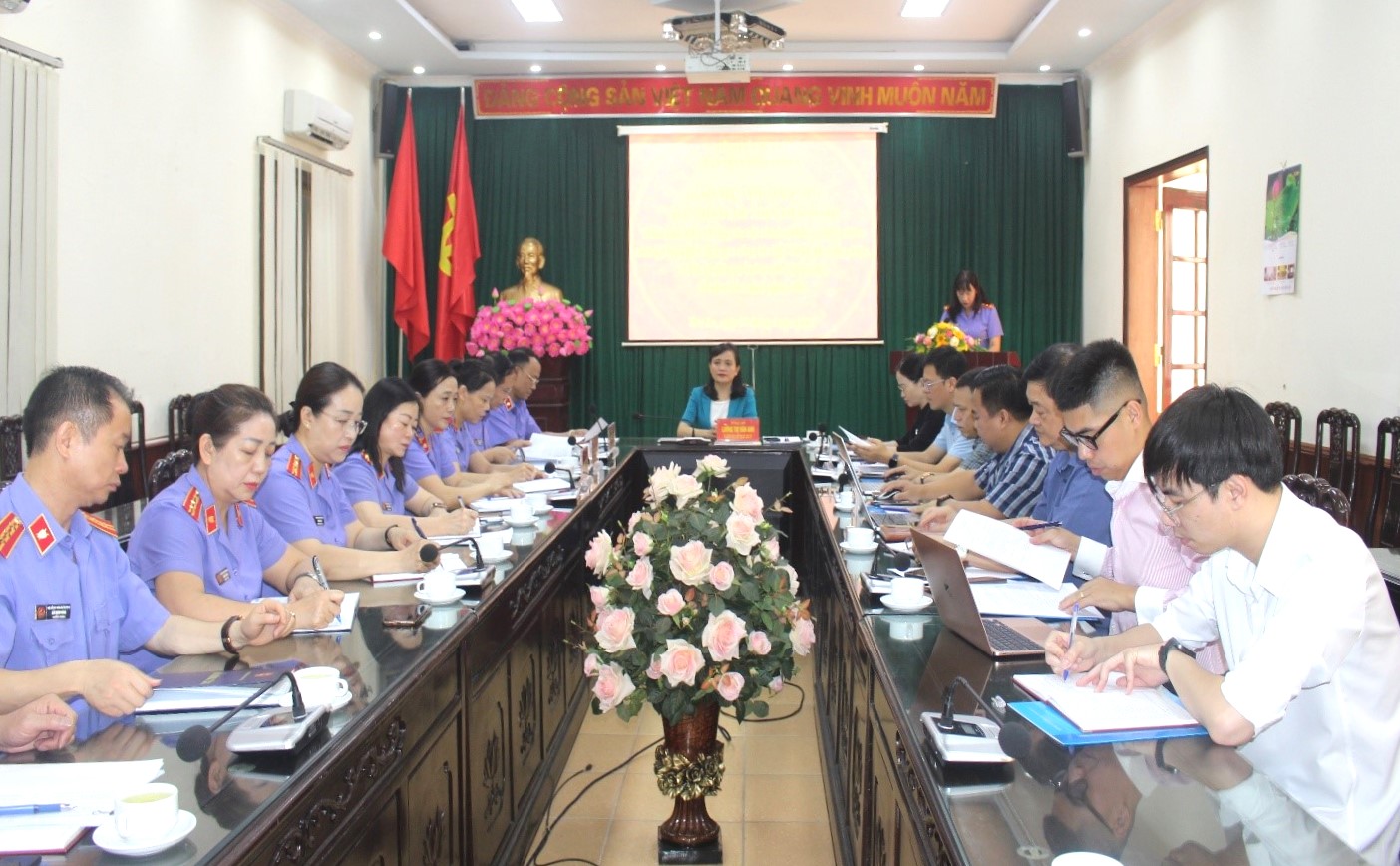 Ban Nội chính Tỉnh ủy Sơn La làm việc với VKSND tỉnh