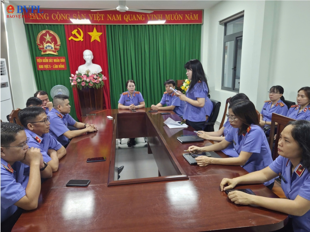 VKSND Khu vực 5 – Lâm Đồng tổ chức sinh hoạt chuyên đề