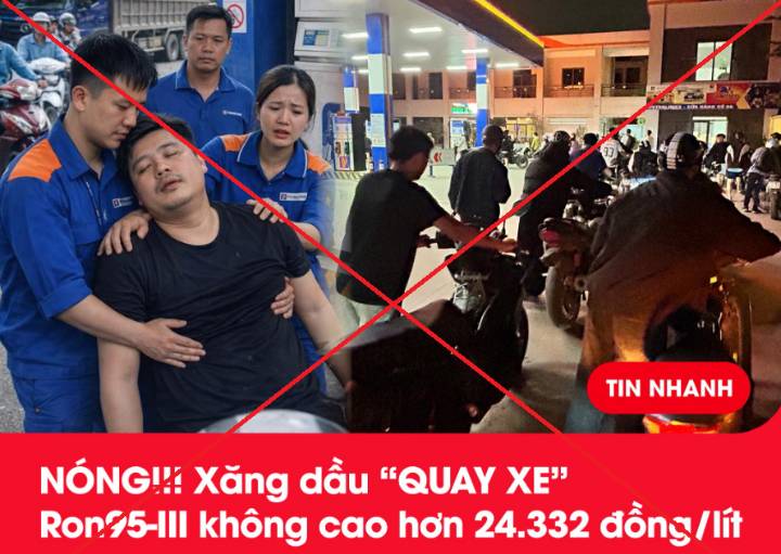 Xử lý trường hợp sử dụng AI chế ảnh người ngất tại cây xăng