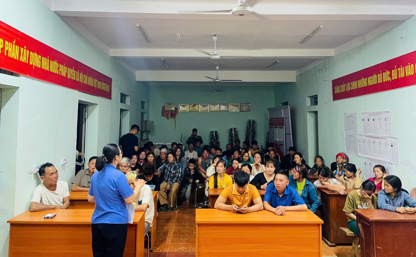 VKSND khu vực 1, tỉnh Lai Châu tuyên truyền, phổ biến pháp luật tại bản Sì Lèng Chải, phường Đoàn Kết