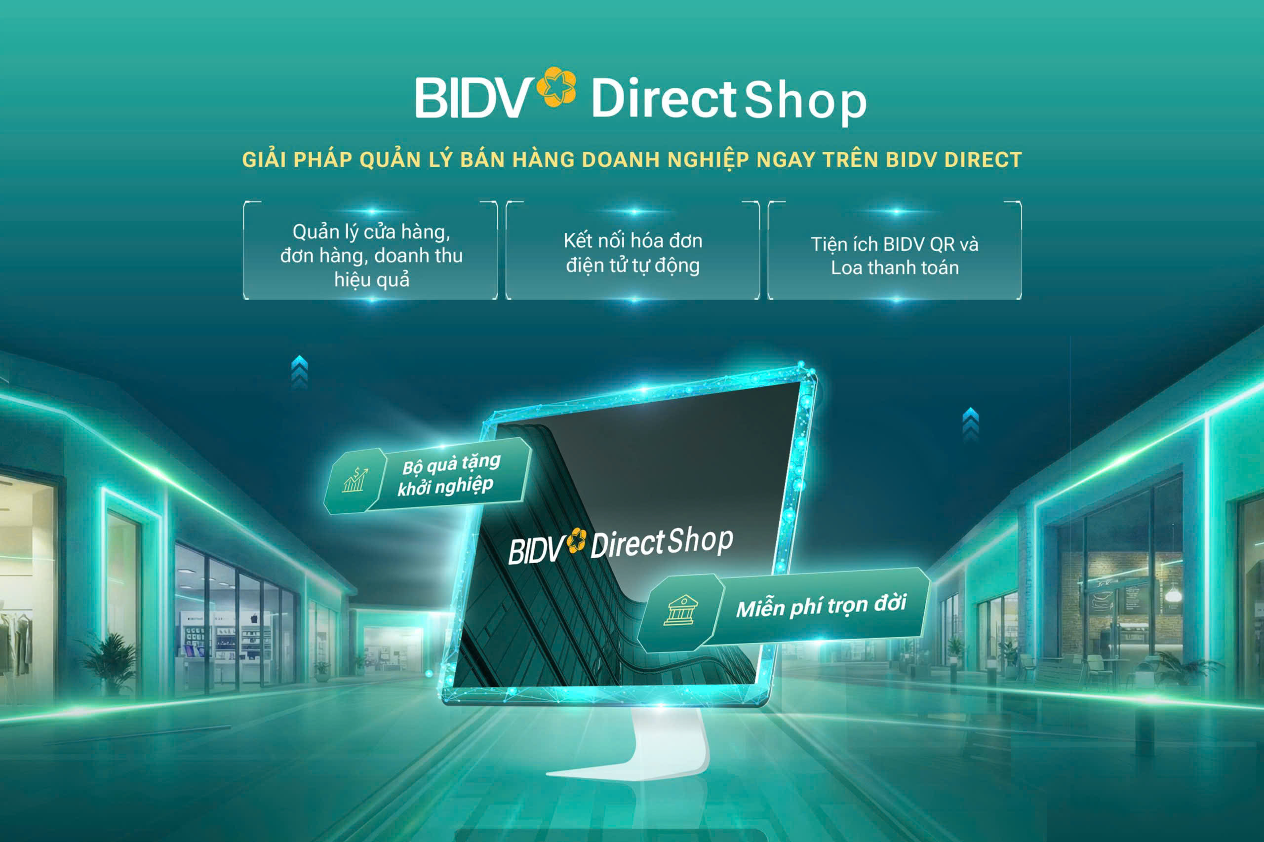 Quản lý bán hàng hiệu quả hơn với BIDV DIRECT SHOP