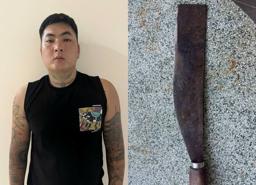 Bắt tạm giam nam thanh niên dùng dao chém người vì mâu thuẫn cá nhân