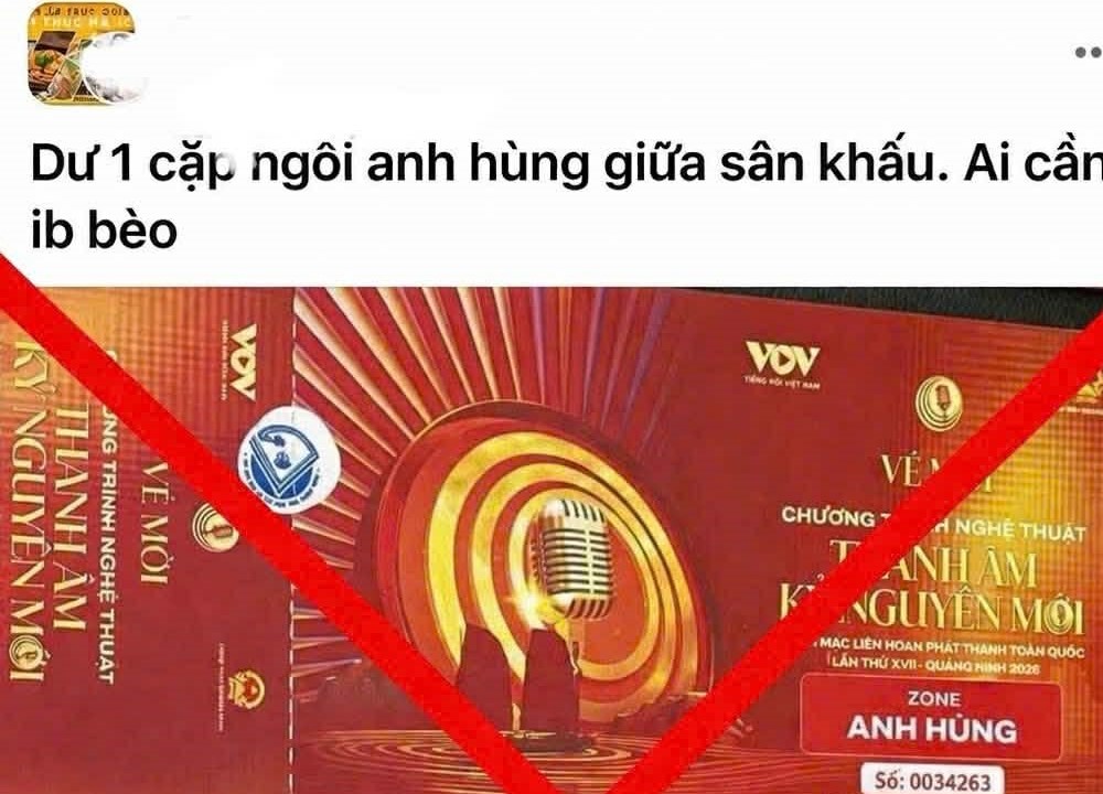 Cảnh báo rao bán vé miễn phí concert “Thanh âm kỷ nguyên mới”
