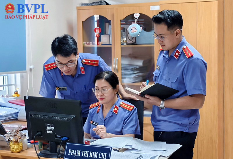 VKSND Khu vực 5 TP Hồ Chí Minh kiểm tra đột xuất công tác số hóa hồ sơ vụ việc, vụ án hình sự