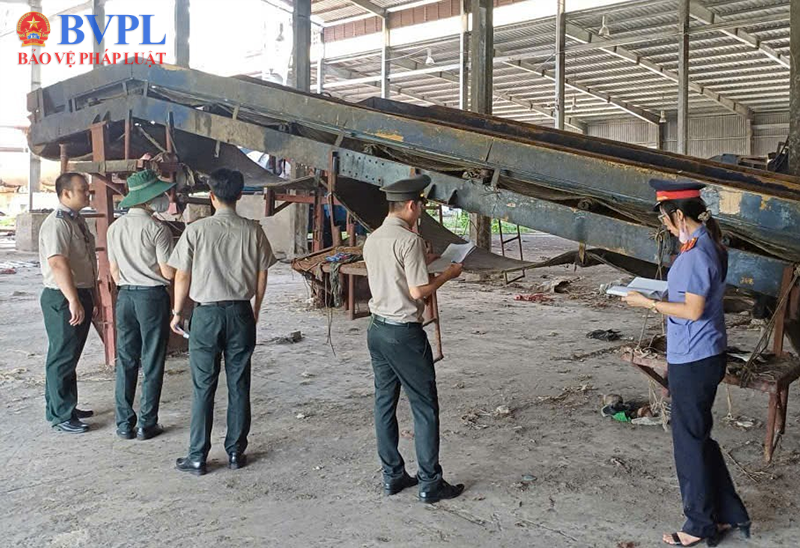 VKSND Khu vực 2 tỉnh An Giang kiểm sát việc cưỡng chế kê biên, xử lý tài sản