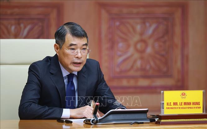 Thủ tướng Lê Minh Hưng đề xuất ba định hướng hợp tác chính tại Hội nghị AZEC mở rộng