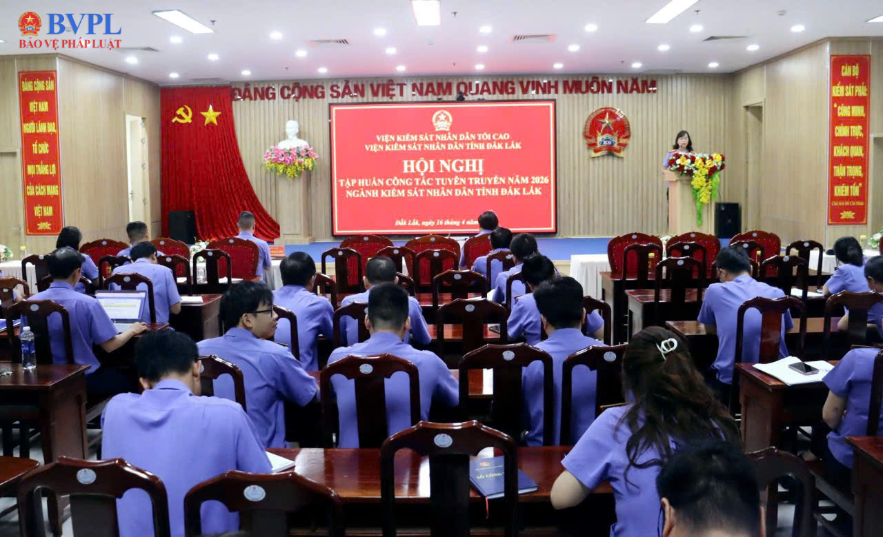 Tập huấn kỹ năng tuyên truyền cho hơn 400 công chức, viên chức VKSND tỉnh Đắk Lắk