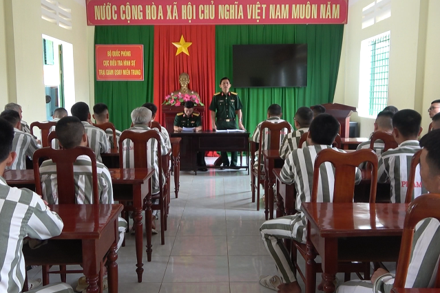 Viện kiểm sát quân sự Quân khu 5 kiểm sát việc lập hồ sơ đề nghị đặc xá năm 2025