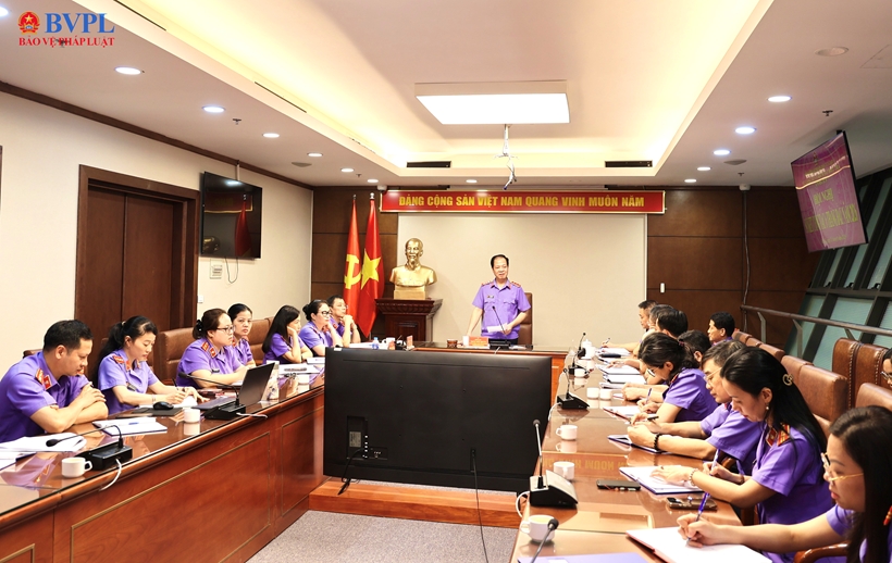 Vụ 4, VKSND tối cao hoàn thành và vượt nhiều chỉ tiêu quan trọng trong 6 tháng đầu năm 2026