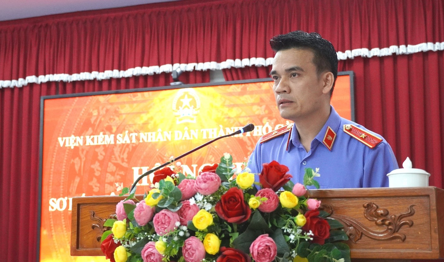 VKSND TP Cần Thơ tổ chức Hội nghị sơ kết công tác 6 tháng đầu năm