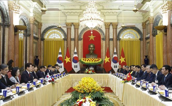 Lễ trao các văn kiện hợp tác giữa Việt Nam – Hàn Quốc