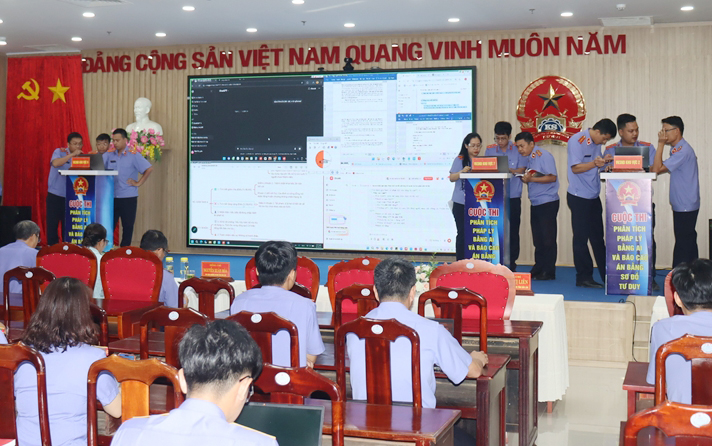 VKSND tỉnh Đắk Lắk thi ứng dụng AI trong công tác nghiệp vụ