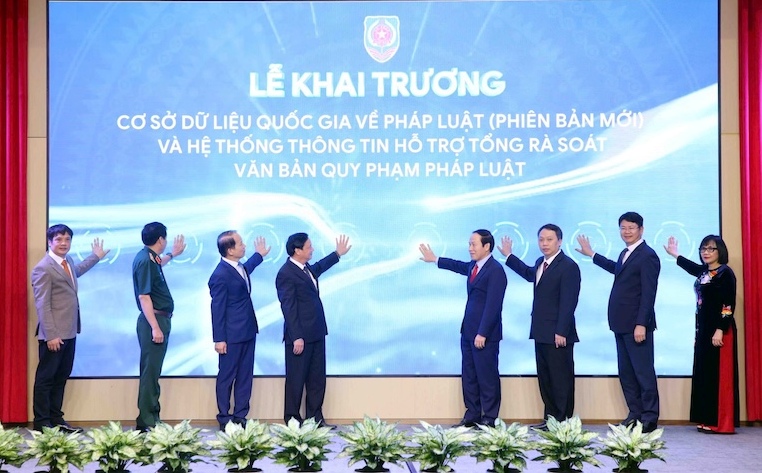 Bộ Tư pháp khai trương Cơ sở dữ liệu quốc gia về pháp luật phiên bản mới