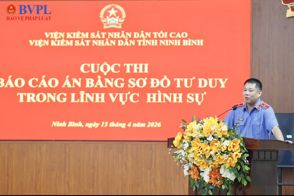 VKSND tỉnh Ninh Bình tổ chức cuộc thi “Báo cáo án hình sự bằng sơ đồ tư duy trong giai đoạn truy tố”