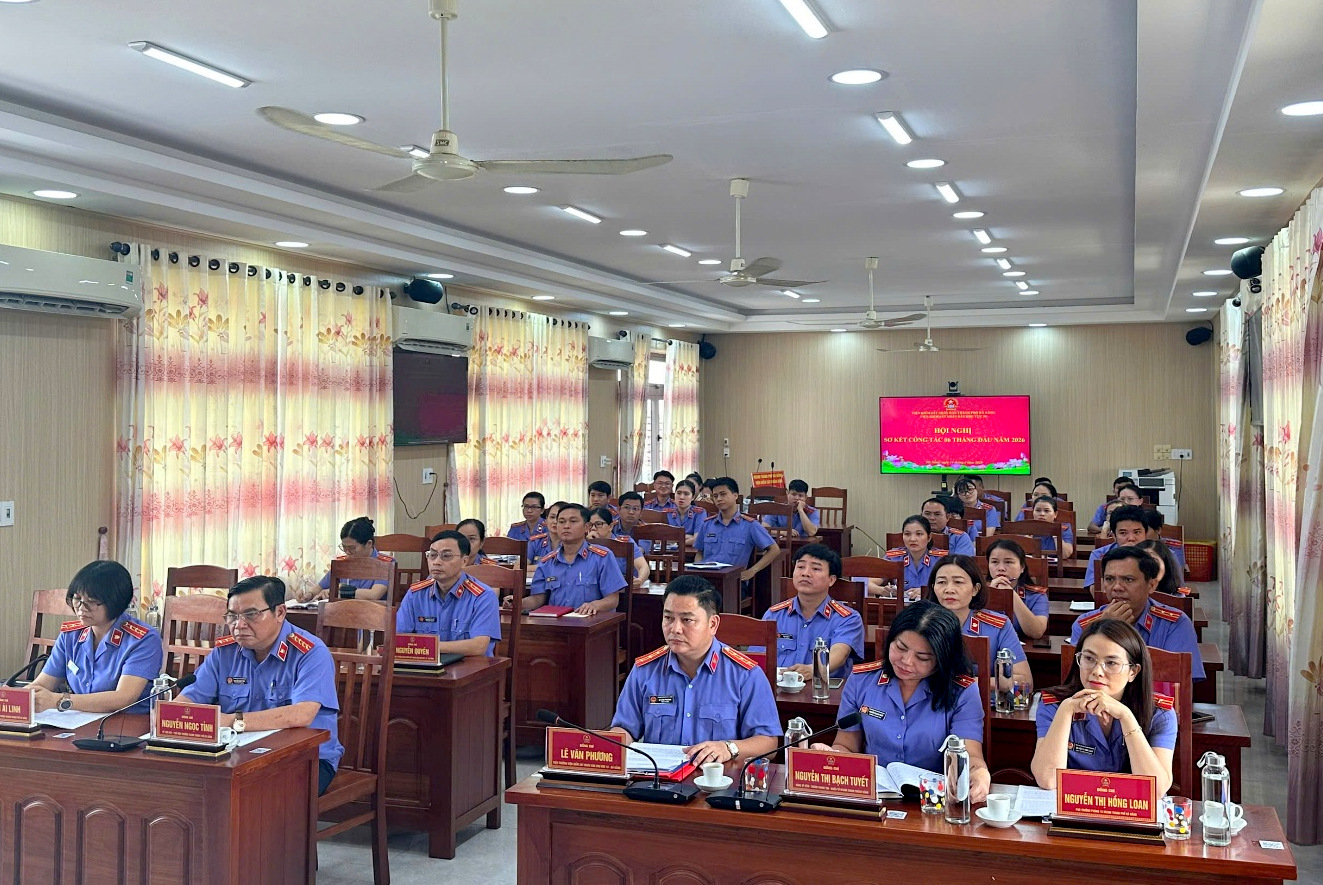 VKSND khu vực 10, TP Đà Nẵng đạt nhiều kết quả nổi bật trong 6 tháng đầu năm 2026