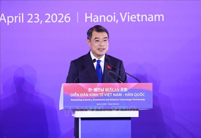 Thủ tướng Lê Minh Hưng và Tổng thống Hàn Quốc dự Diễn đàn kinh tế Việt Nam - Hàn Quốc