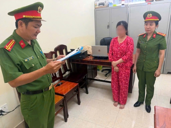 Khởi tố, bắt tạm giam nữ chủ hụi ở Cà Mau lừa đảo hơn 1,5 tỉ đồng