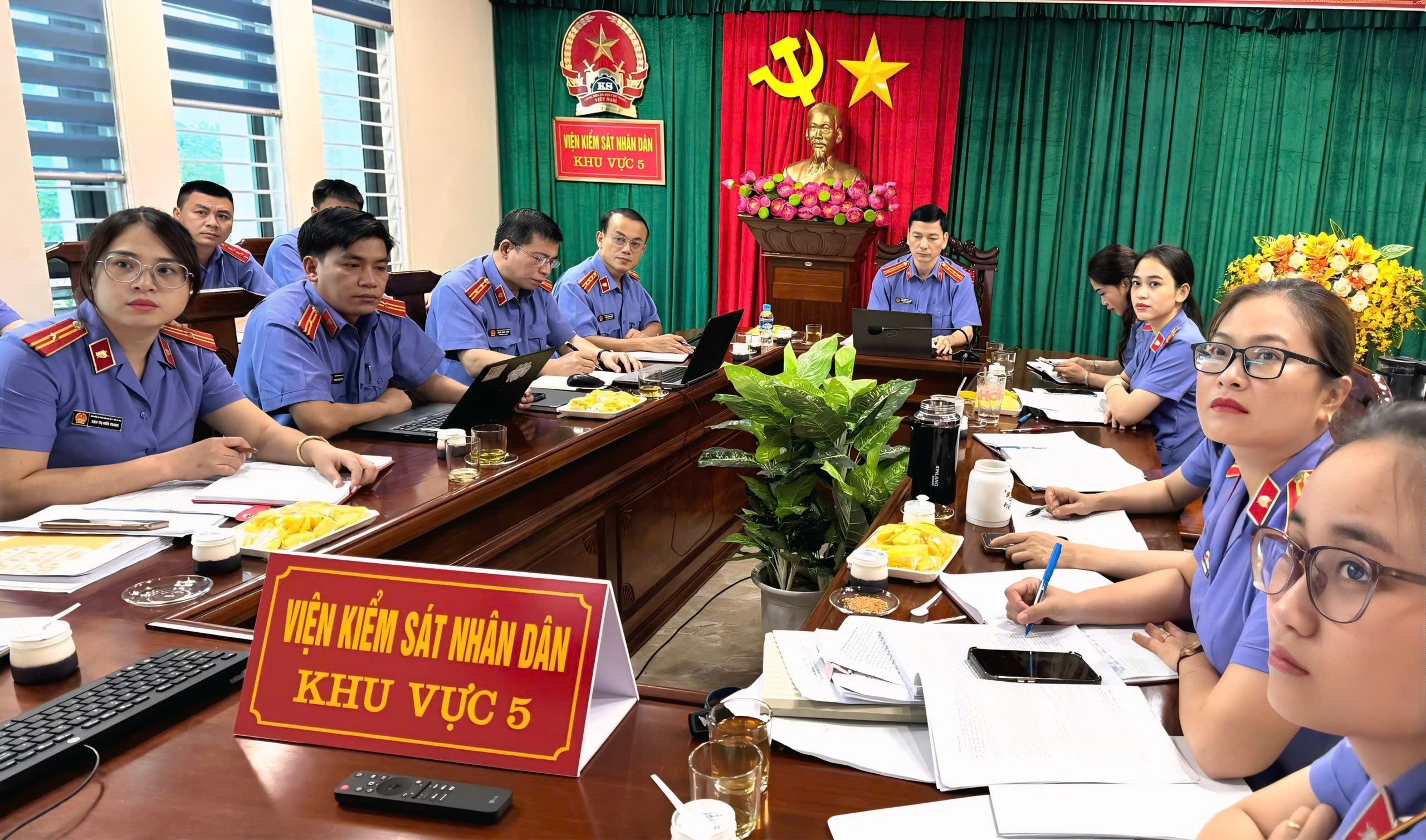 VKSND khu vực 5, Hà Tĩnh hoàn thành chiến dịch “nhập án thần tốc” trên nền tảng quản lý án hình sự