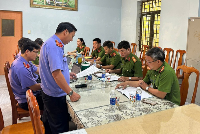 Kiểm sát công tác tạm giữ, tạm giam và thi hành án hình sự tại Phân trại tạm giam Bình Sơn