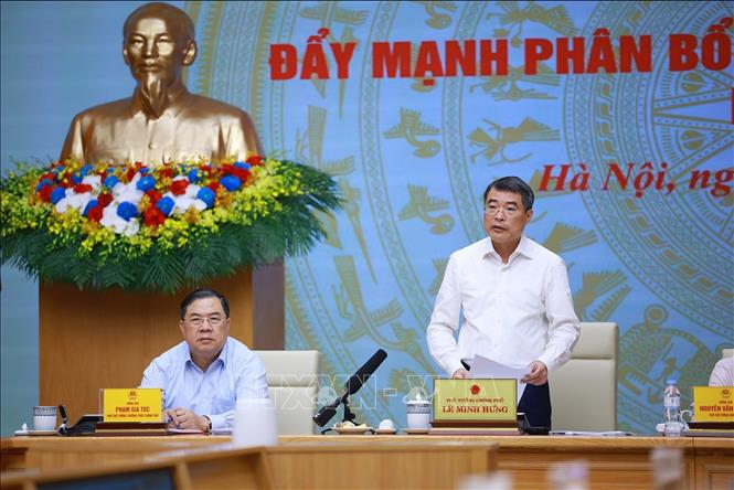 Thủ tướng Lê Minh Hưng Lấy kết quả giải ngân đầu tư công đánh giá mức độ hoàn thành nhiệm vụ của người đứng đầu